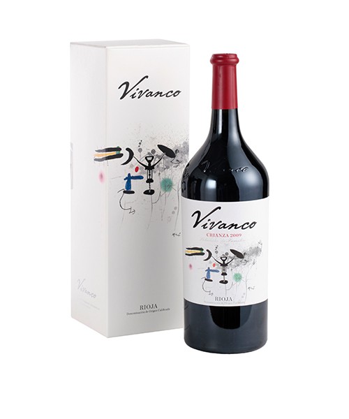 Botella Mágnum Vivanco Crianza 2022 con estuche