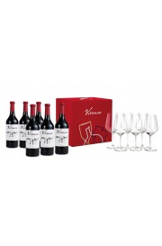 Caja de 6 botellas Vivanco Crianza + 6 copas