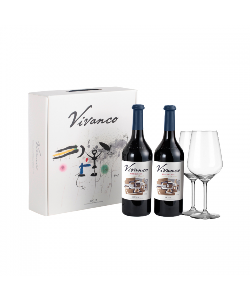 Estuche 2 Botellas Reserva + 2 Copas Riedel
