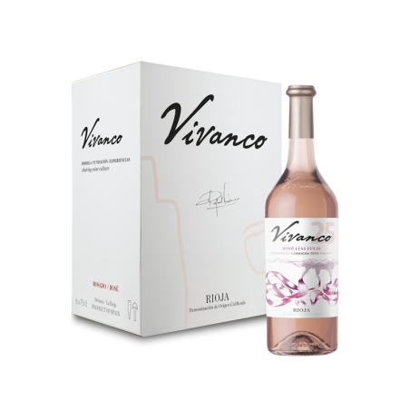 Caja de 6 botellas Vivanco Rosé Lías Finas Tempranillo - Garnacha Tinta y Blanca 2025