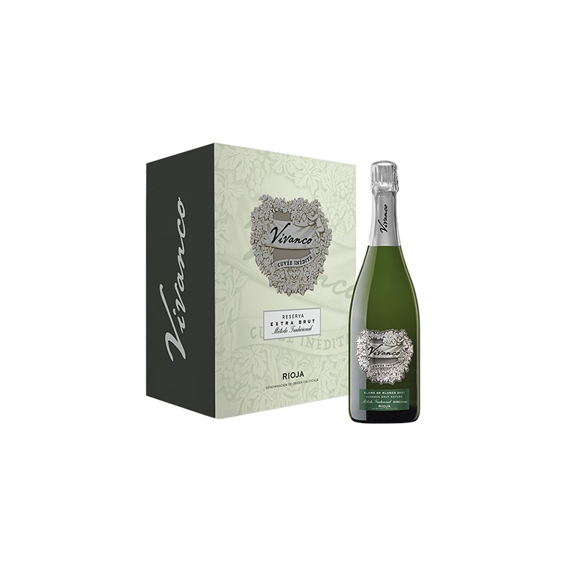 Caja de 6 bot. Vivanco Cuvée Inédita Blanc de Blancs Reserva Brut Nature 2021